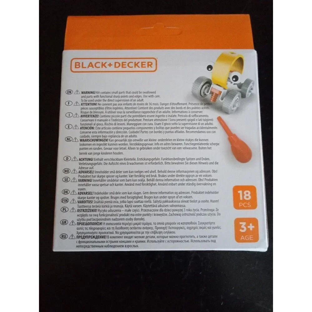 Off Roader Construction S.T.E.M. Engineering Set Black & Decker Toy